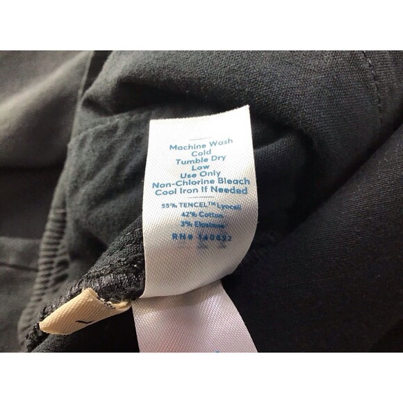 Marine Layer Chino Pants Men Sz Large Faded Black Casual Elastic Waist Stretch - Picture 6 of 16